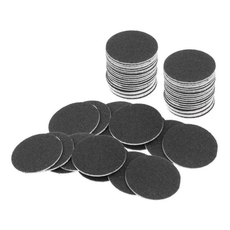 REFIL DE LIXA PARA APARELHO PEDICURO 100GR  -25MM- 12 UND