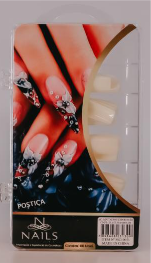 POSTIÇAS NAILS CX100 NAILS PROFISSIONAL