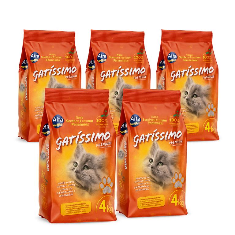 AREIA GATO GATISSIMO PREMIUM FD (5X4KG)