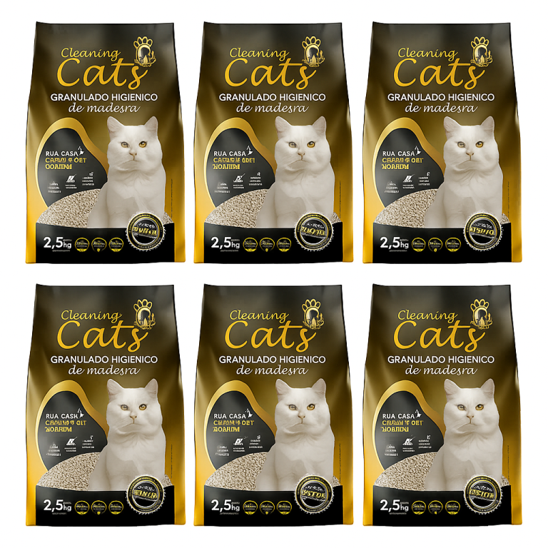 GRANULADO MADEIRA GATOS FD 6 UNID