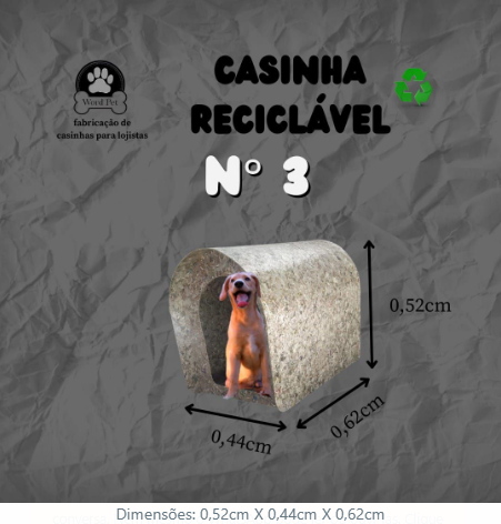 CASA RECICLADA WORD PET N.03