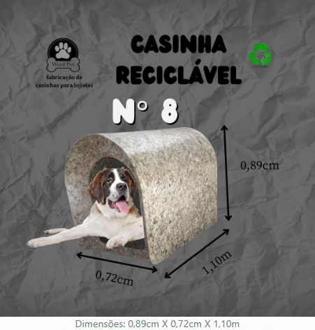 CASA RECICLADA WORD PET N.08