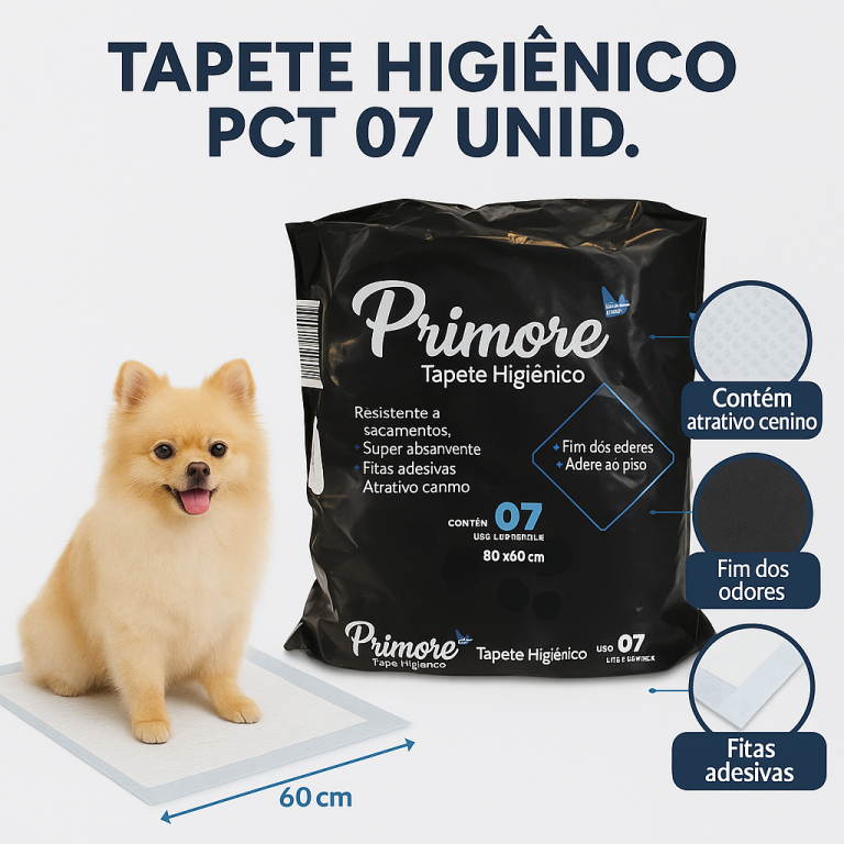 TAPETE HIGIENICO D&P 07 UNID (60X60)