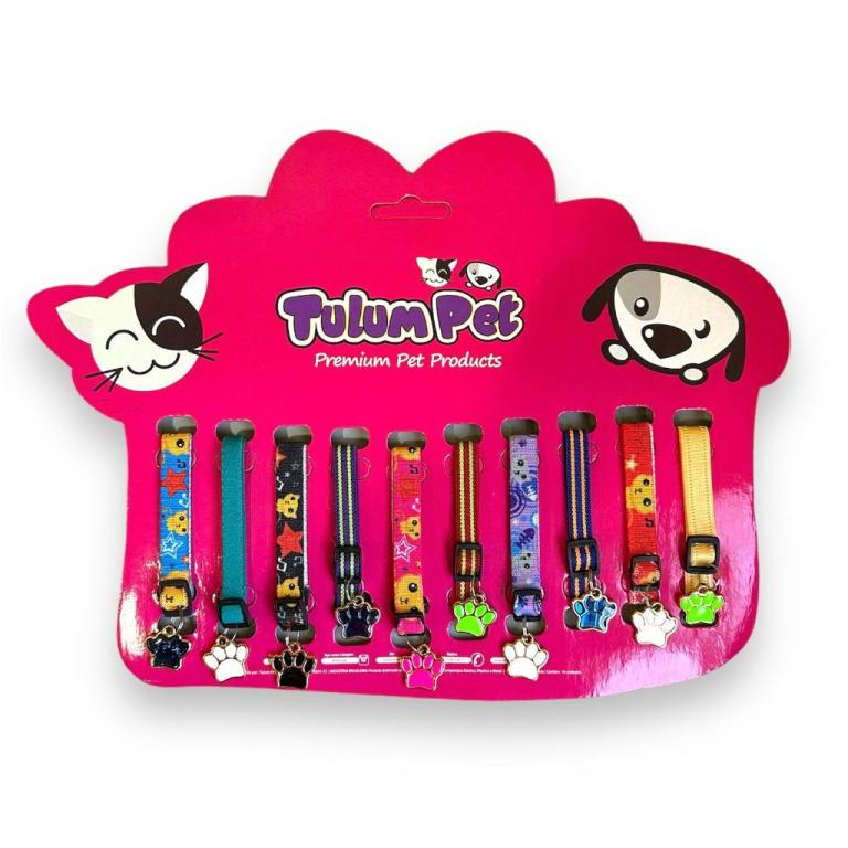 KIT COLEIRA GATO ELASTICA PATINHA