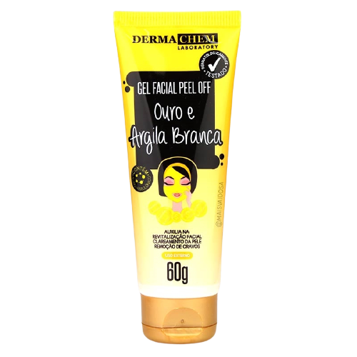 GEL ARGILA OURO E BRANCA 60G DERMA CHEM