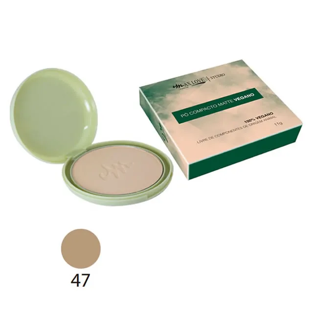 PO COMPACTO MATTE VEGANO COR 47 MAX LOVE