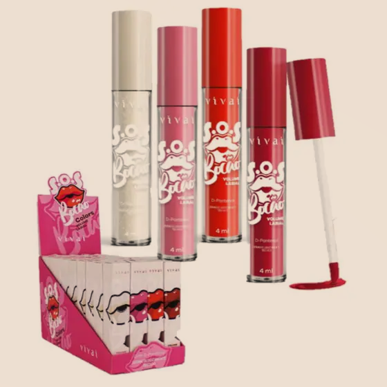 GLOSS LABIAL COLORS SOS BOCAO 1/2/3/4 5ML VIVAI