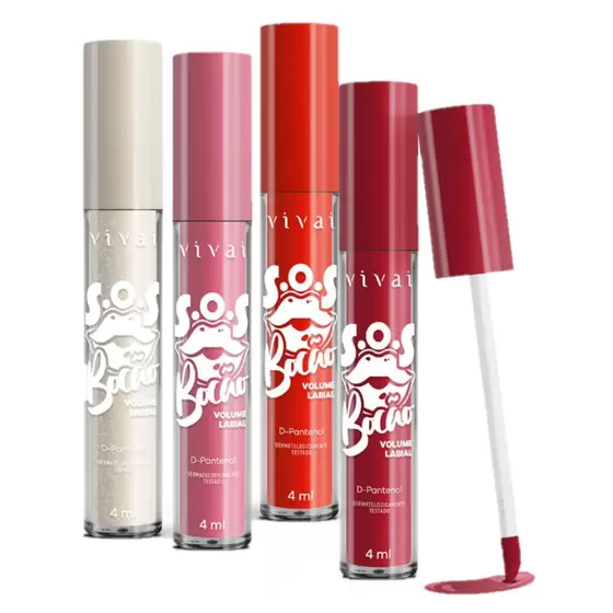 GLOSS LABIAL COLORS SOS BOCAO 1/2/3/4 5ML VIVAI