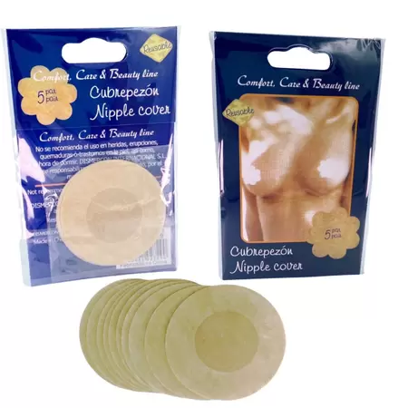 ADESIVO P/ PROTECAO DO MAMILO C/5 PARES REDONDO NIPPLE COVER