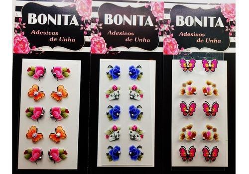 -ADESIVO P/ UNHA 3D BONITA