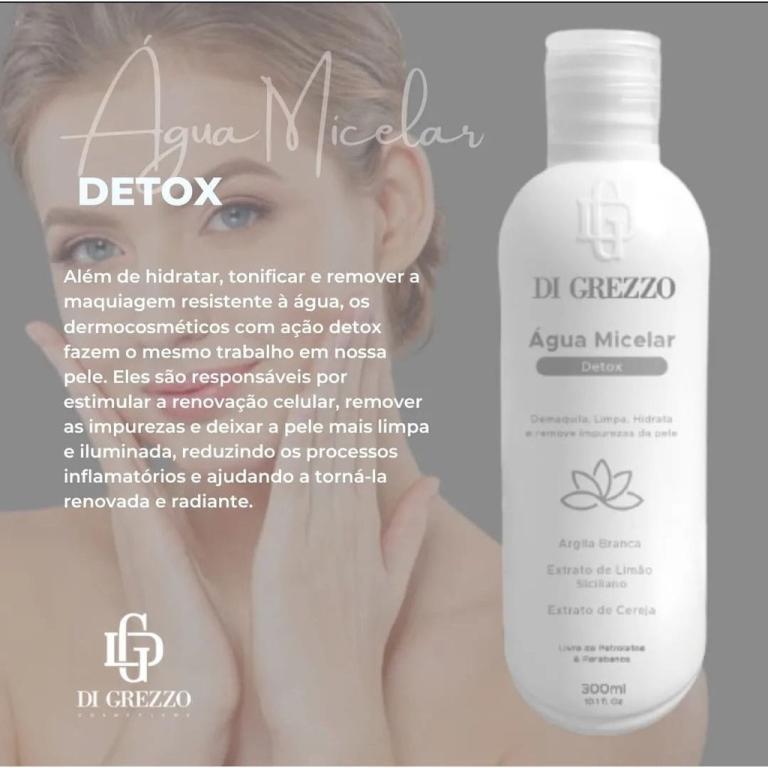 AGUA MICELAR INTELIGENTE DETOX 300ML DI GREZZO
