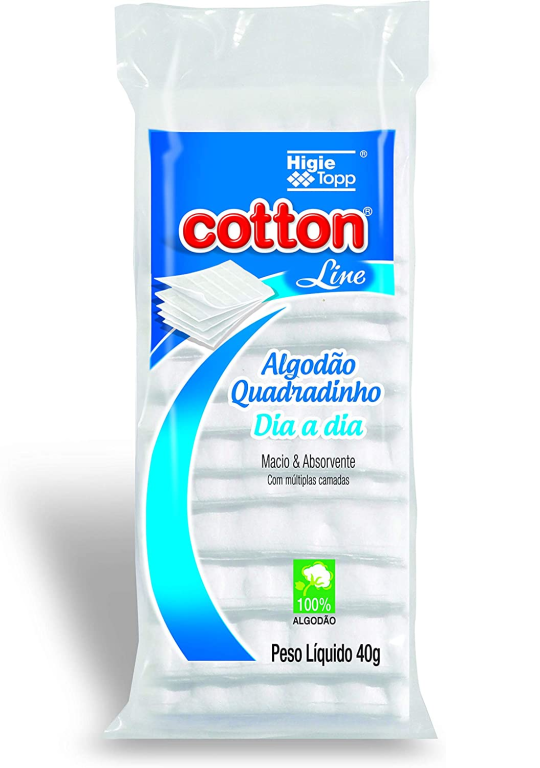 -ALGODAO DISCO QUADRADINHO 40G COTTON LINE