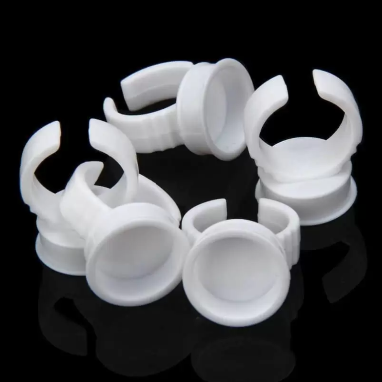 ANEL BATOQUE PLASTICO PCT C/10 BRANCO