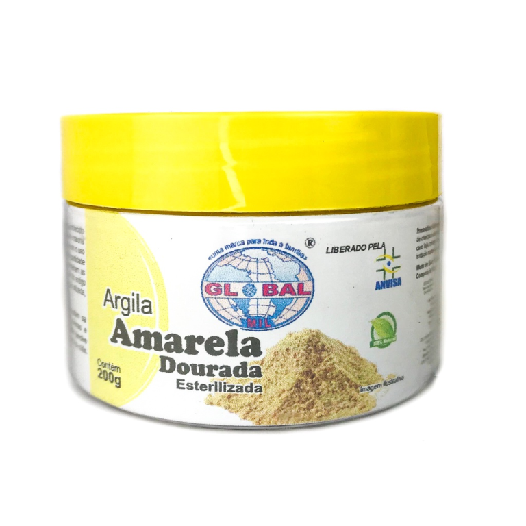 ARGILA GLOBAL 200GR AMARELA