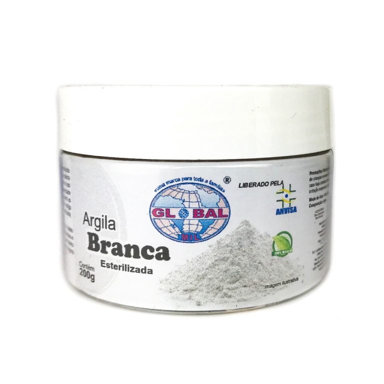 ARGILA GLOBAL 200GR BRANCA