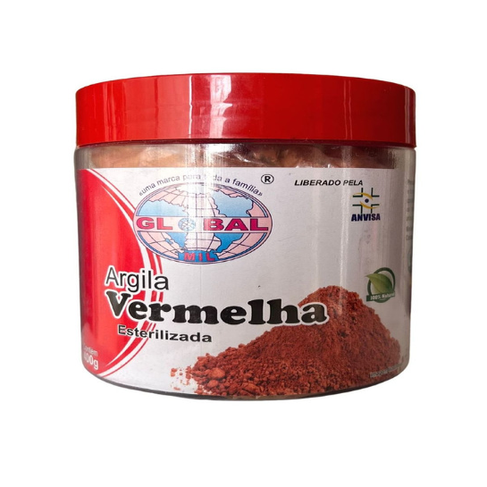 ARGILA GLOBAL 200GR VERMELHA