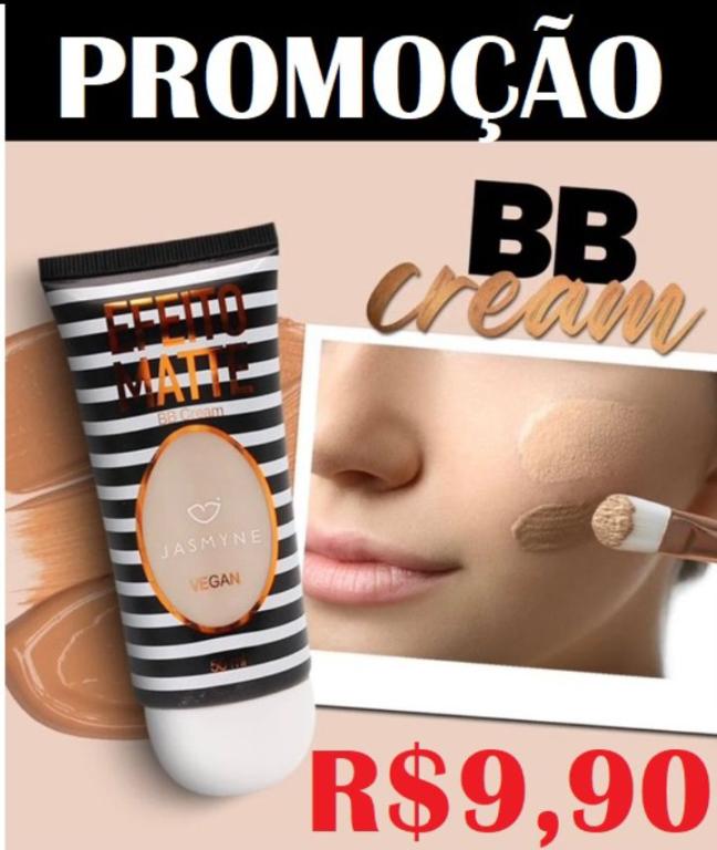 BASE BB CREAM EFEITO MATTE 1/2/3/4/5/6 JS6077 JASMYNE
