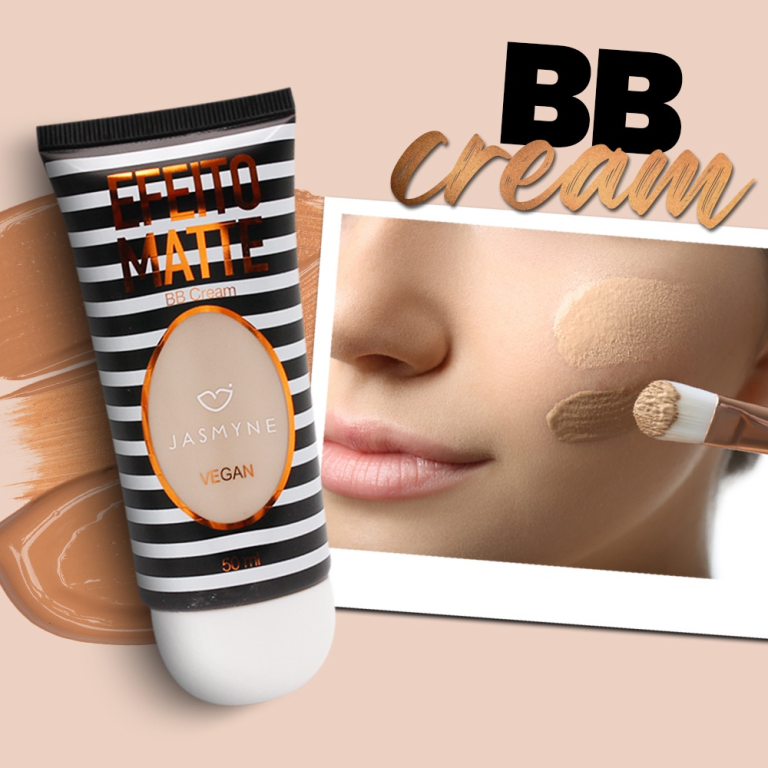 BASE BB CREAM EFEITO MATTE 1/2/3/4/5/6 JS6077 JASMYNE