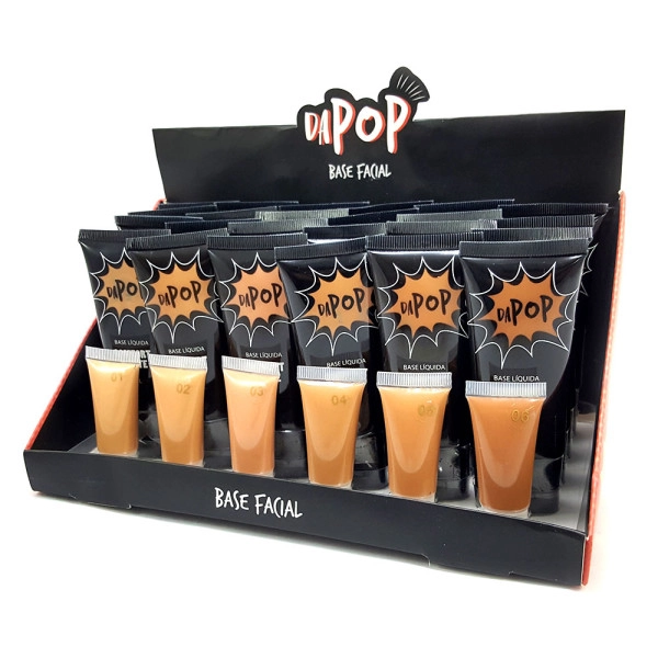 -BASE LIQUIDA MATTE HB96589 CORES 1/2/3/4/5/6 DAPOP