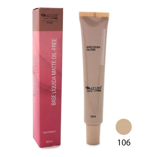 BASE LIQUIDA MATTE OIL - FREE COR 106 MAX LOVE