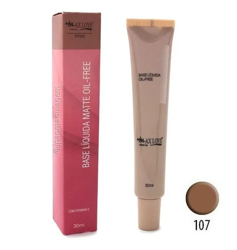 BASE LIQUIDA MATTE OIL - FREE COR 107 MAX LOVE