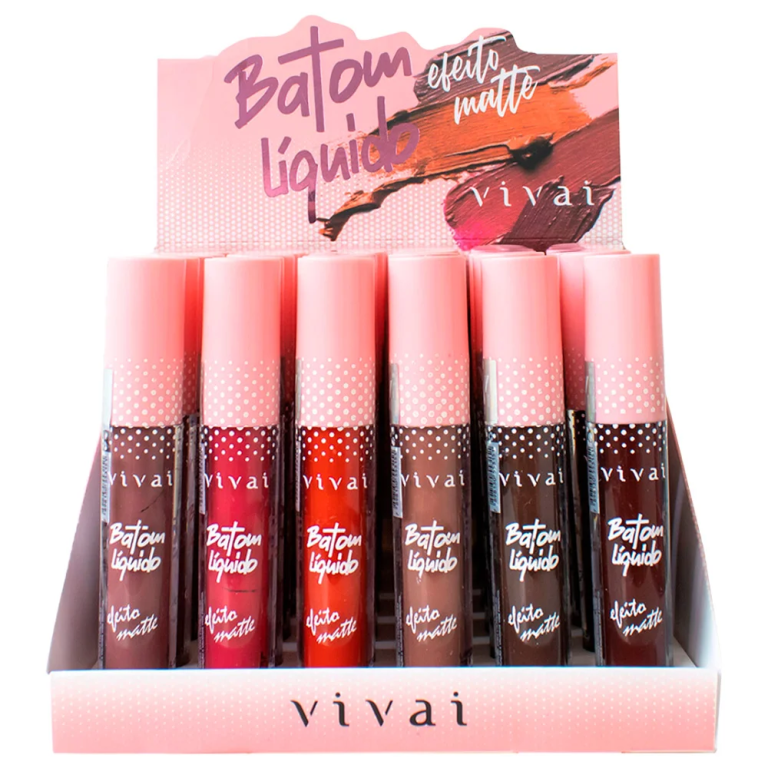 BATOM LIQUIDO EFEITO MATTE 1/2/3/4/5/6 VIVAI