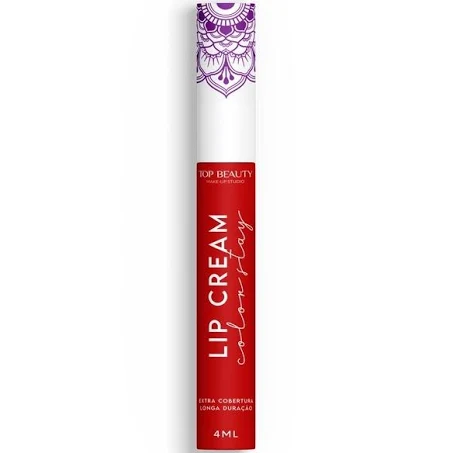 BATOM LIQUIDO MATTE LIP CREAM COR 01 TOP BEAUTY