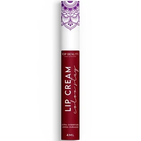BATOM LIQUIDO MATTE LIP CREAM COR 12 TOP BEAUTY