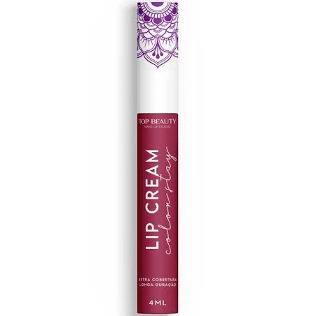 BATOM LIQUIDO MATTE LIP CREAM COR 13 TOP BEAUTY