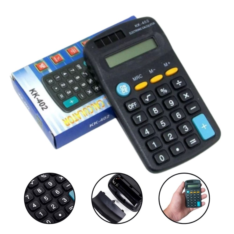 -CALCULADORA ELETRONICA DE BOLSO KK-402