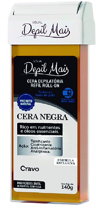 -CERA 140G ROLL-ON NEGRA DEPIL MAIS