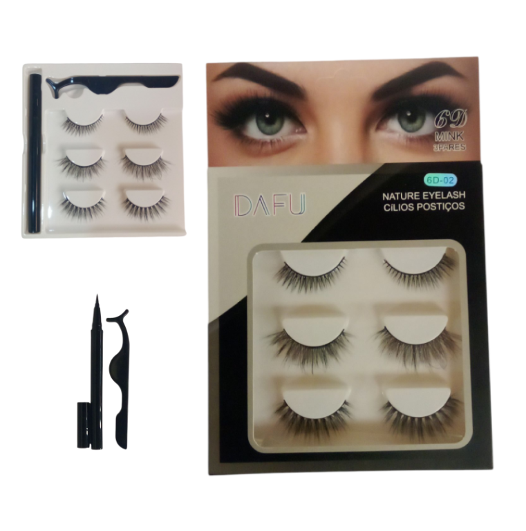 CILIO POSTICO MAGNETICO 6D 3 PARES 01/02/03/04 DAFU