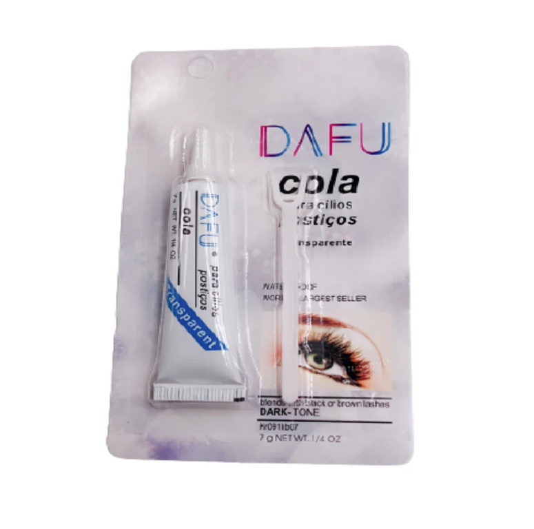 COLA PARA CILIOS TRANSPARENTE 7G DAFU
