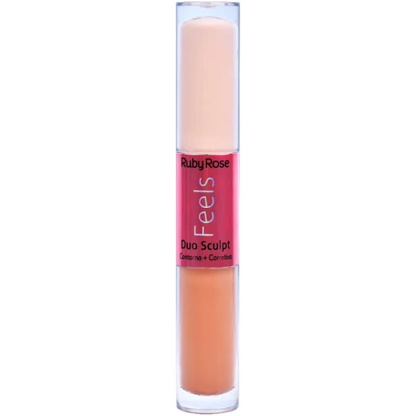 CORRETIVO + CONTORNO DUO SCULPT MEL/COCO QUEIMADO RUBY ROSE