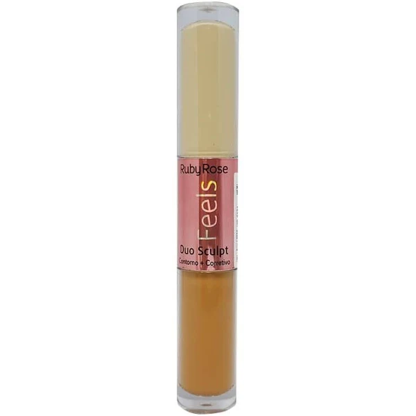 CORRETIVO + CONTORNO DUO SCULPT PUDIM/CAPUCCINO RUBY ROSE