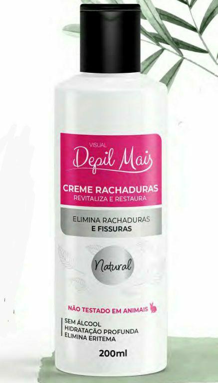CREME P/ RACHADURAS REVITALIZA E RESTAURA 200ML DEPIL MAIS