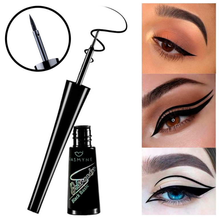 DELINEADOR LIQUIDO PRETO BLACK BASIC JS1092 JASMYNE