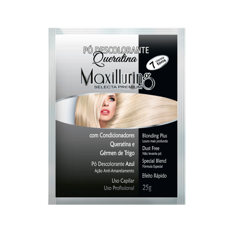 DESCOLORANTE MAXILLURING 25GR QUERATINA/GERMEN DE TRIGO