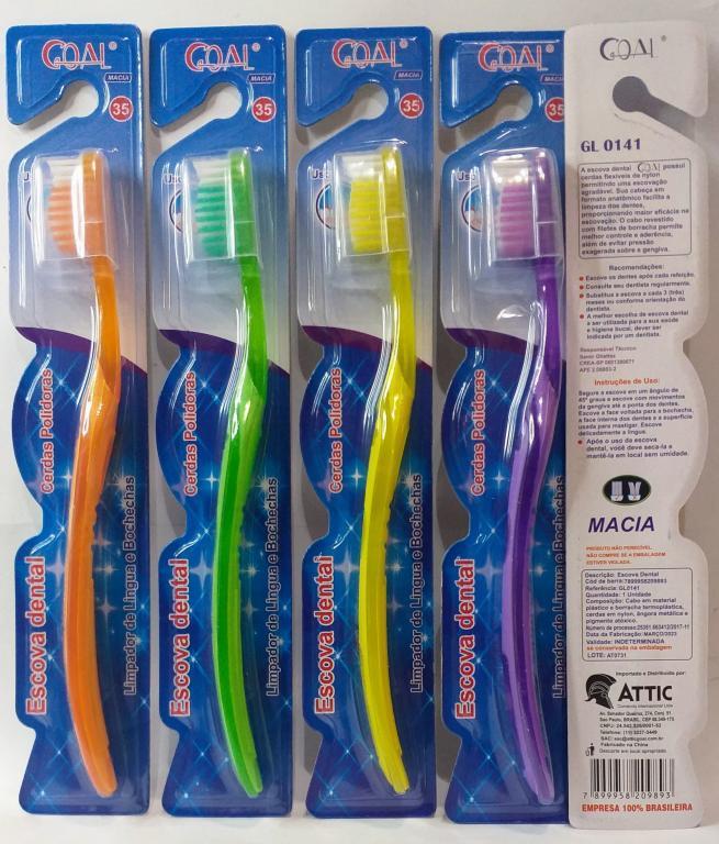-ESCOVA DENTAL ADULTO MACIA 35 PCT C/12 GL0141 GOAL