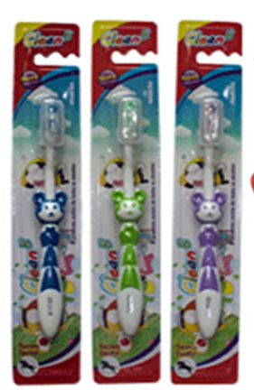 ESCOVA DENTAL INFANTIL MACIA C/12 CB-502BE CLEAN B