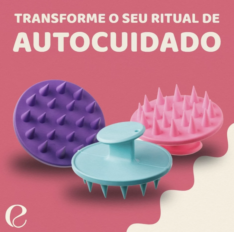 ESCOVA MASSAGEADORA SHAMPOO BRUSH REF 2305 ESCOBEL