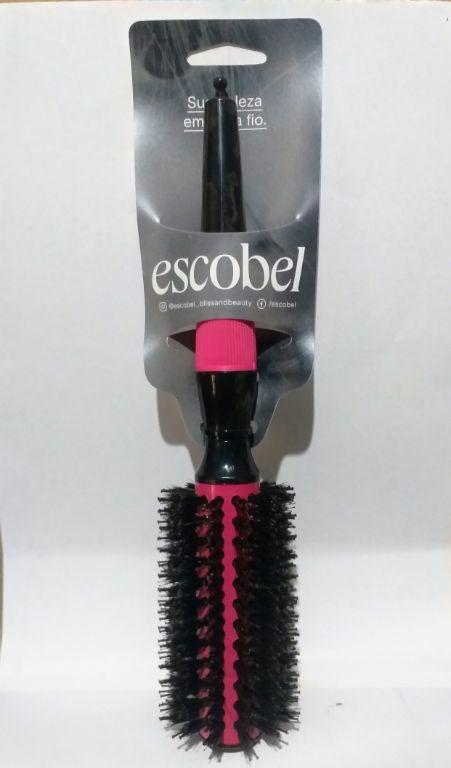 ESCOVA PROF CER C/ HAIRPICK 26MM ROSA  REF.1926 ESCOBEL
