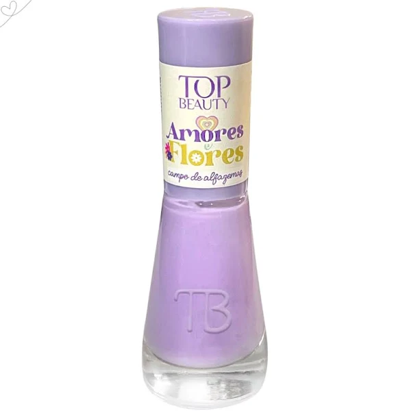 ESMALTE PREM. AMORES E FLORES CAMPO DE ALFAZEMA TOP BEAUTY