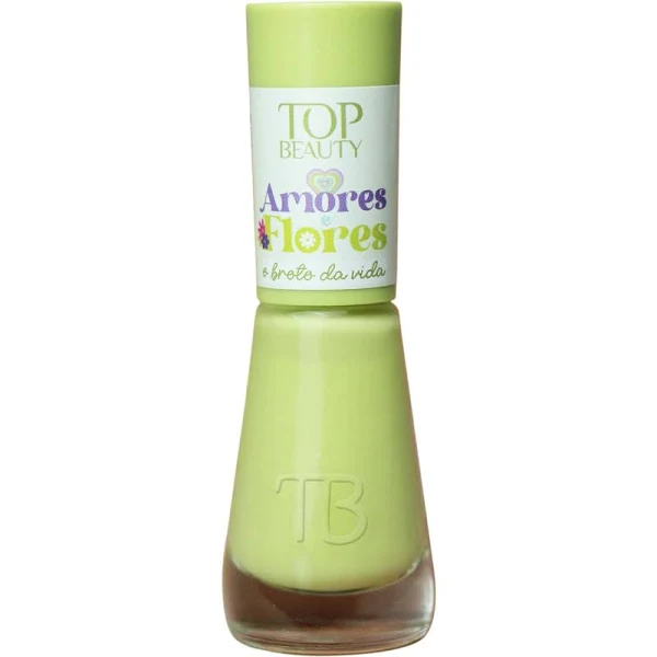 ESMALTE PREM. AMORES E FLORES O BROTO DA VIDA TOP BEAUTY