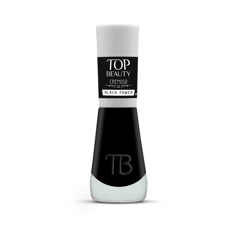 ESMALTE PREMIUM CREMOSO BLACK POWER TOP BEAUTY