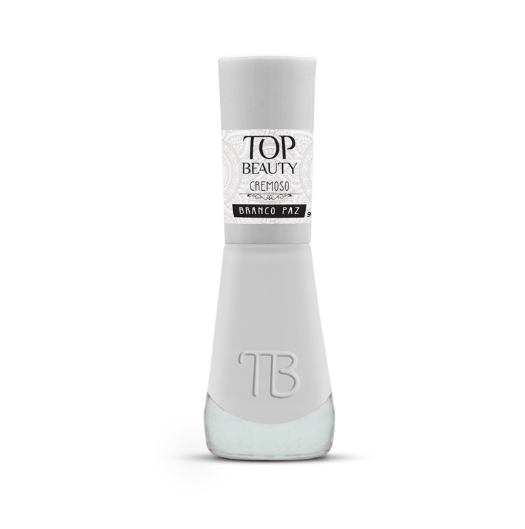 ESMALTE PREMIUM CREMOSO BRANCO PAZ TOP BEAUTY