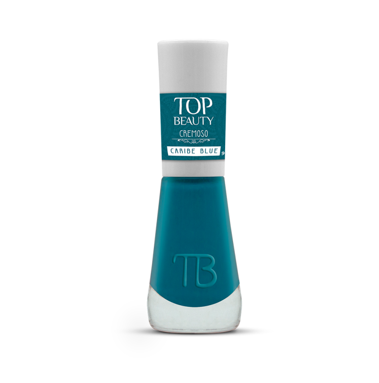 ESMALTE PREMIUM CREMOSO CARIBE BLUE TOP BEAUTY