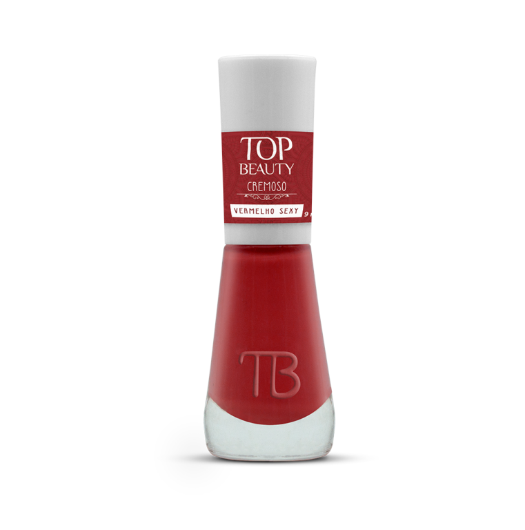ESMALTE PREMIUM CREMOSO VERMELHO SEXY TOP BEAUTY
