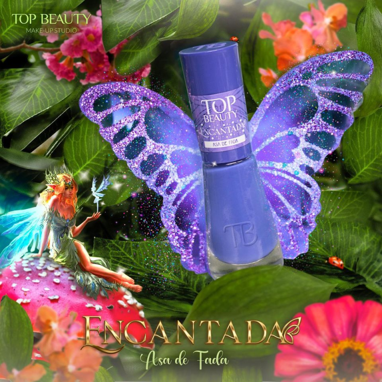 ESMALTE PREMIUM ENCANTADA ASA DE FADA TOP BEAUTY