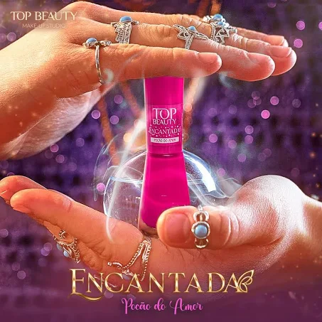 ESMALTE PREMIUM ENCANTADA POCAO DO AMOR TOP BEAUTY